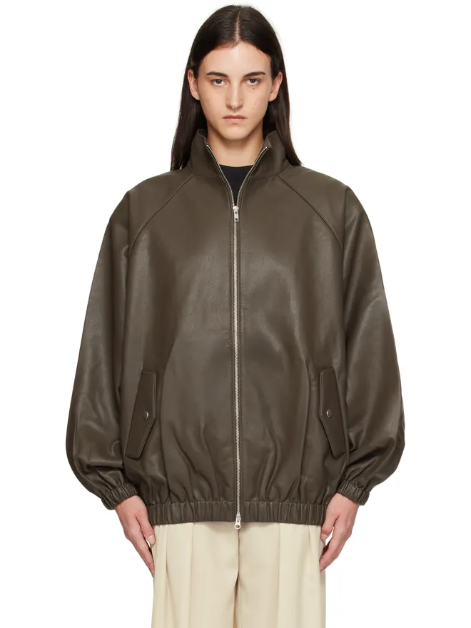 The Frankie Shop The Frankie Shop Senta フェイクレザー ボンバージャケットの商品画像