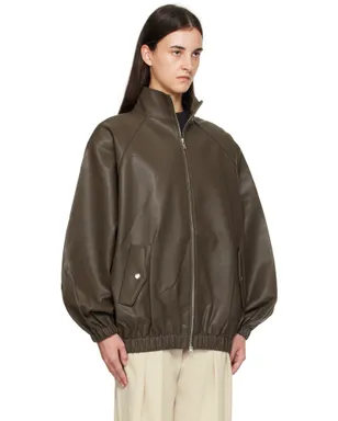 The Frankie Shop Senta フェイクレザー ボンバージャケット - サムネイル2