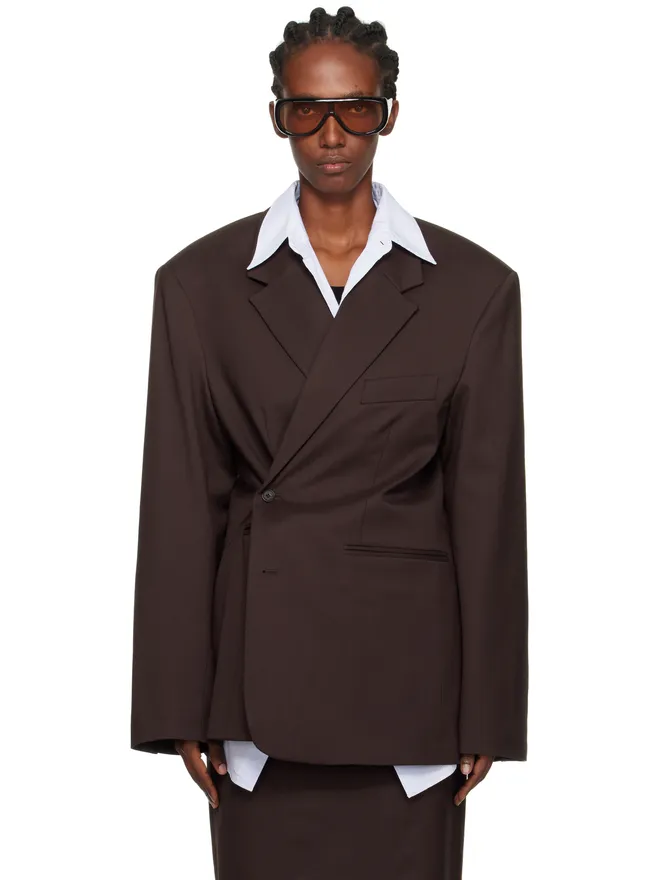 The Frankie Shop The Frankie Shop Crosby ラップ テーラードジャケットの商品画像