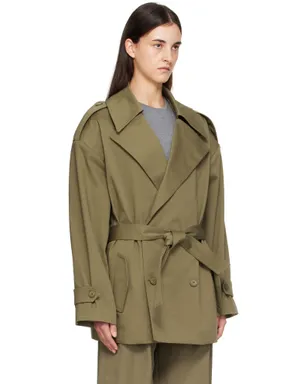 The Frankie Shop Zurich オーバーサイズ ショート トレンチコート - サムネイル2
