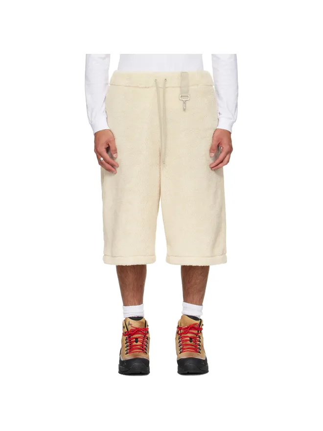 Reese Cooper Reese Cooper シェルパフリース ワイドレッグ ショートパンツの商品画像