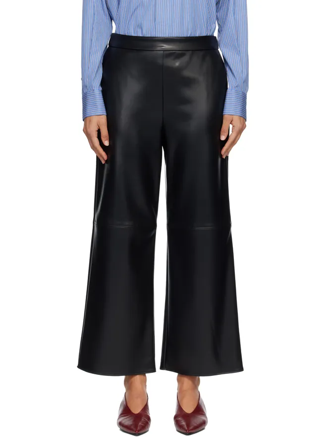 Max Mara Max Mara Amati フェイクレザー トラウザーズの商品画像