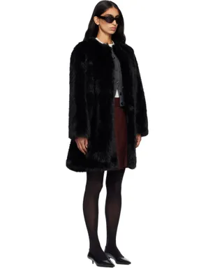 Max Mara Eros フェイクファー コート - サムネイル2