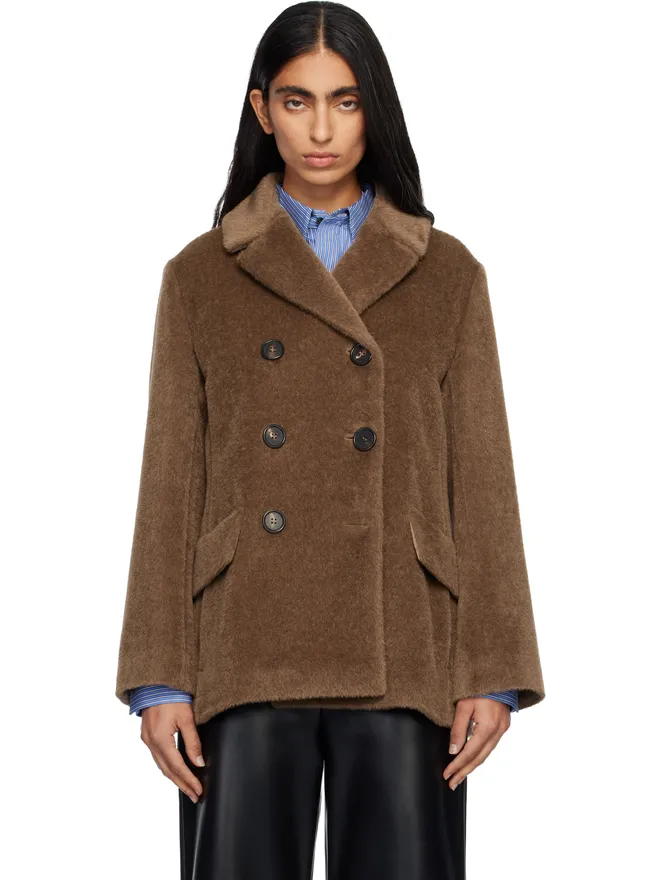 Max Mara Max Mara Atillio フェイクファー コートの商品画像