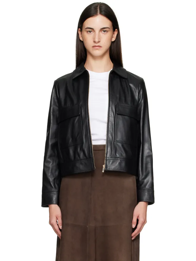 Max Mara Max Mara Nepet レザージャケットの商品画像
