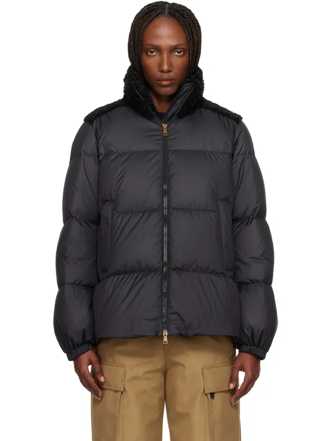 Moncler Moncler Esnaie Teddy-Trimmed ショート ダウンジャケットの商品画像