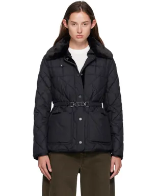 Moncler Cygne フェイクファートリム ショート ダウンジャケット - サムネイル1