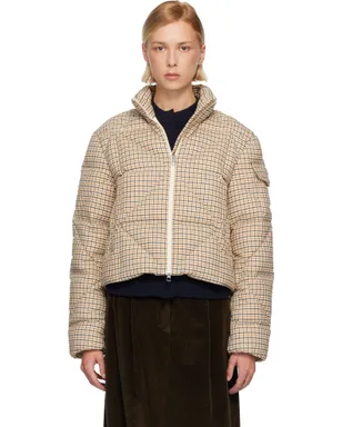 Moncler Keros Diamond-Quilted ウールブレンド ショート ダウンジャケット - サムネイル1