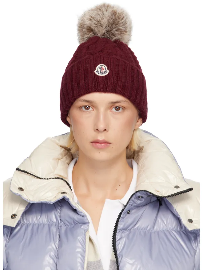 Moncler Moncler カシミヤブレンド ポンポン ビーニーの商品画像