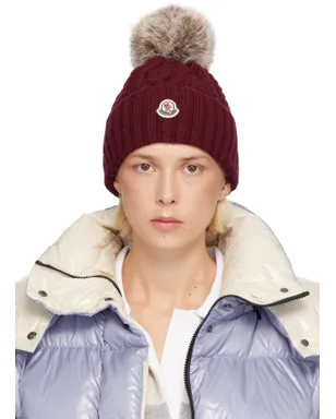 Moncler カシミヤブレンド ポンポン ビーニー - サムネイル1