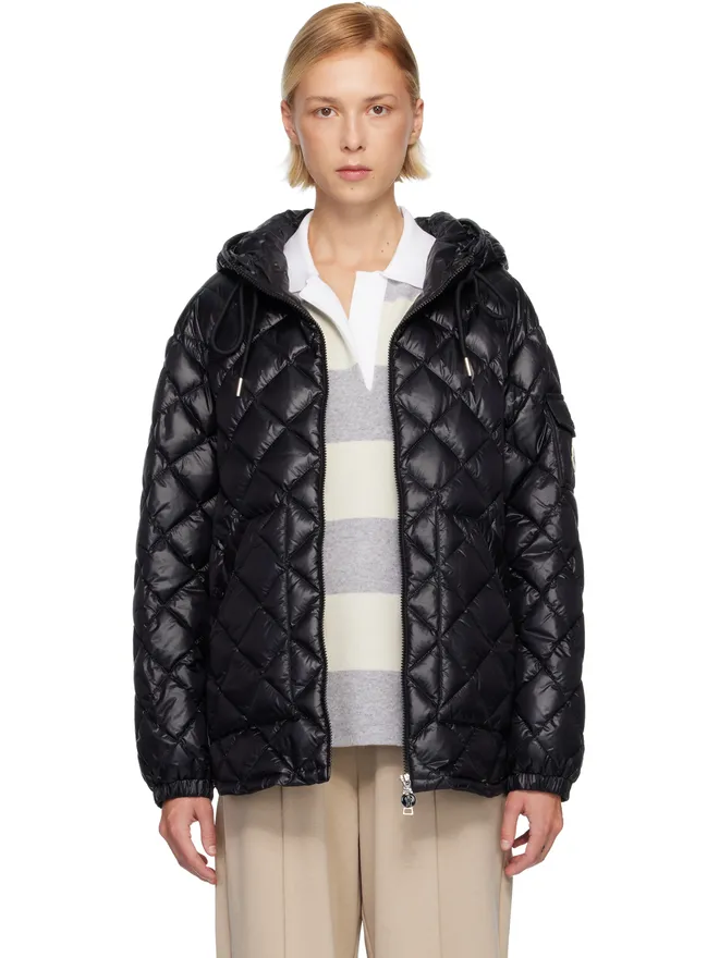 Moncler Moncler Diamond-Quilted フード付き ショート ダウンジャケットの商品画像