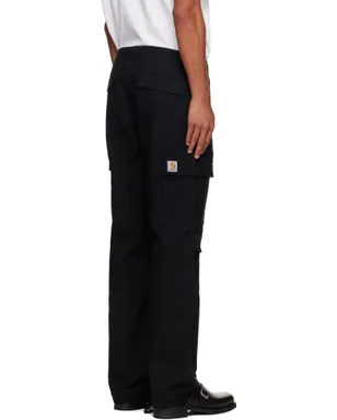 Carhartt Work In Progress ブラック Aviation カーゴパンツ - サムネイル3