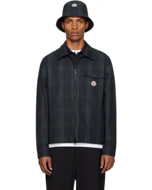Moncler チェック コットン ギャバジン シャツ - サムネイル1