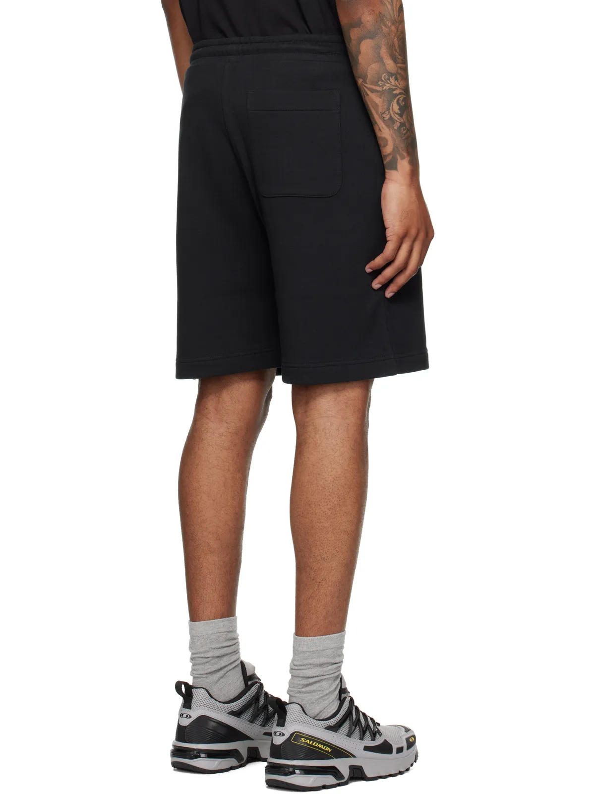 Moncler ロゴパッチ コットン ショートパンツ - 画像3