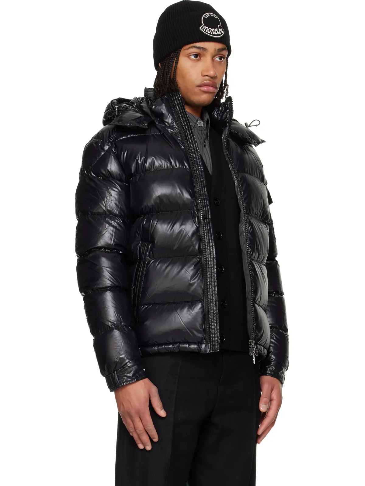Moncler Maya フード ショート ダウンジャケット - 画像2