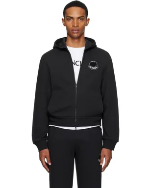 Moncler ロゴ コットン ジップアップフーディ - サムネイル1