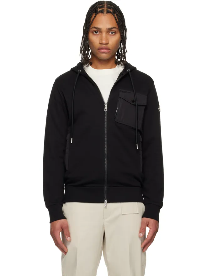 Moncler Moncler コットンブレンド ジップアップフーディの商品画像