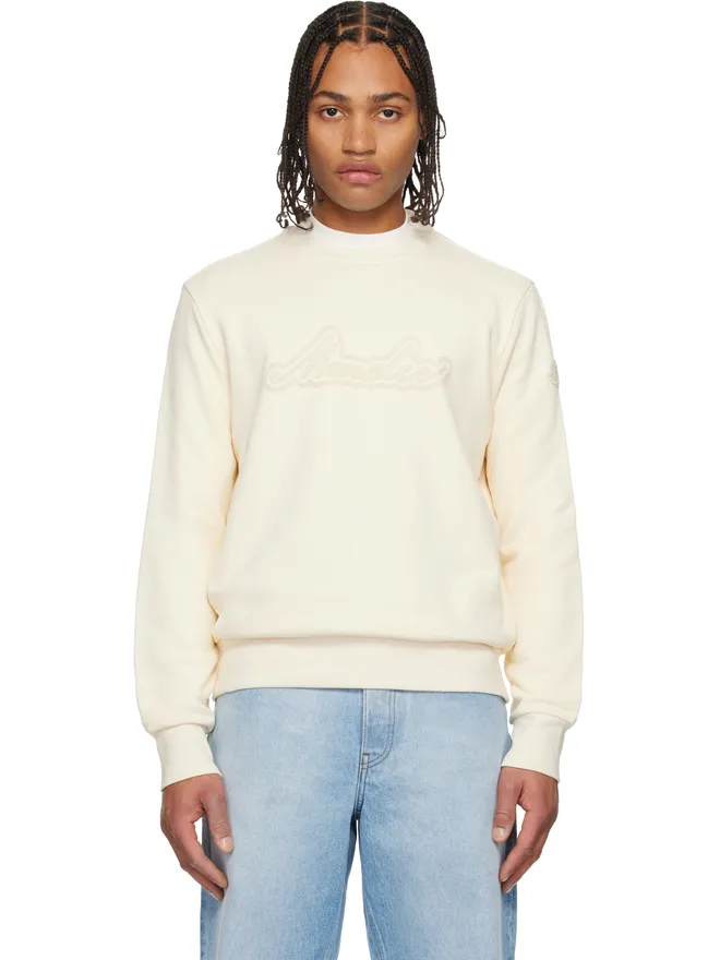 Moncler Moncler Cursive Logo コットン スウェットシャツの商品画像