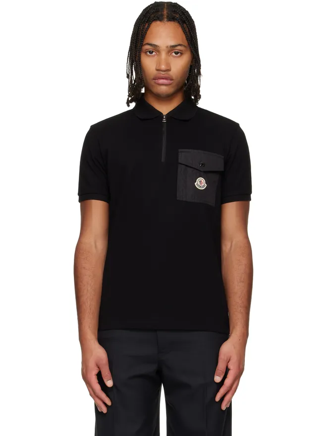 Moncler Moncler コットンピケ ポケット ポロシャツの商品画像
