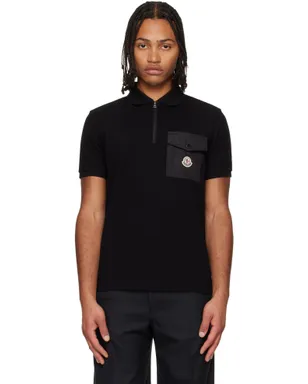 Moncler コットンピケ ポケット ポロシャツ - サムネイル1