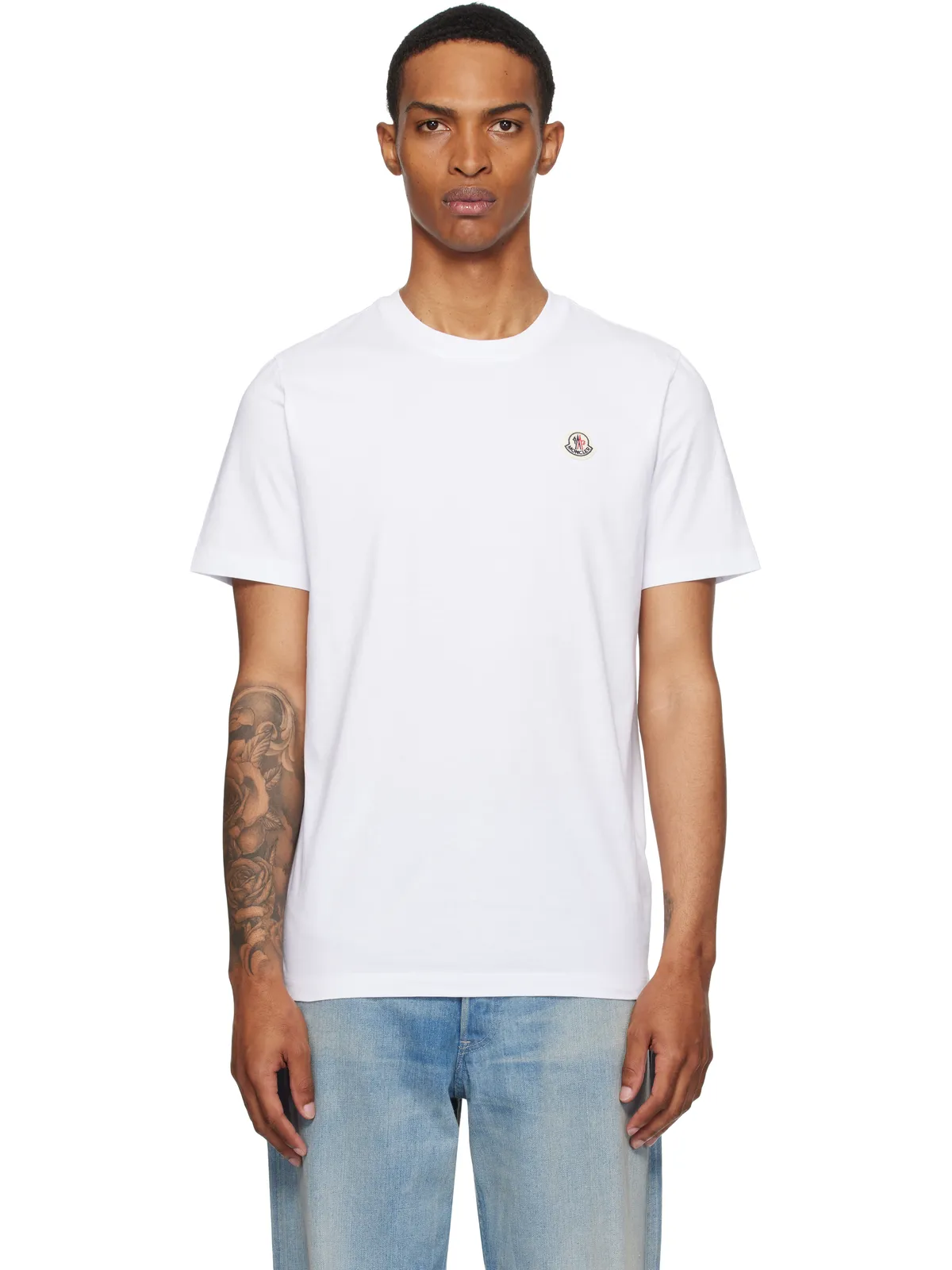 Moncler ロゴパッチ コットン Tシャツ 3枚セット - 画像1