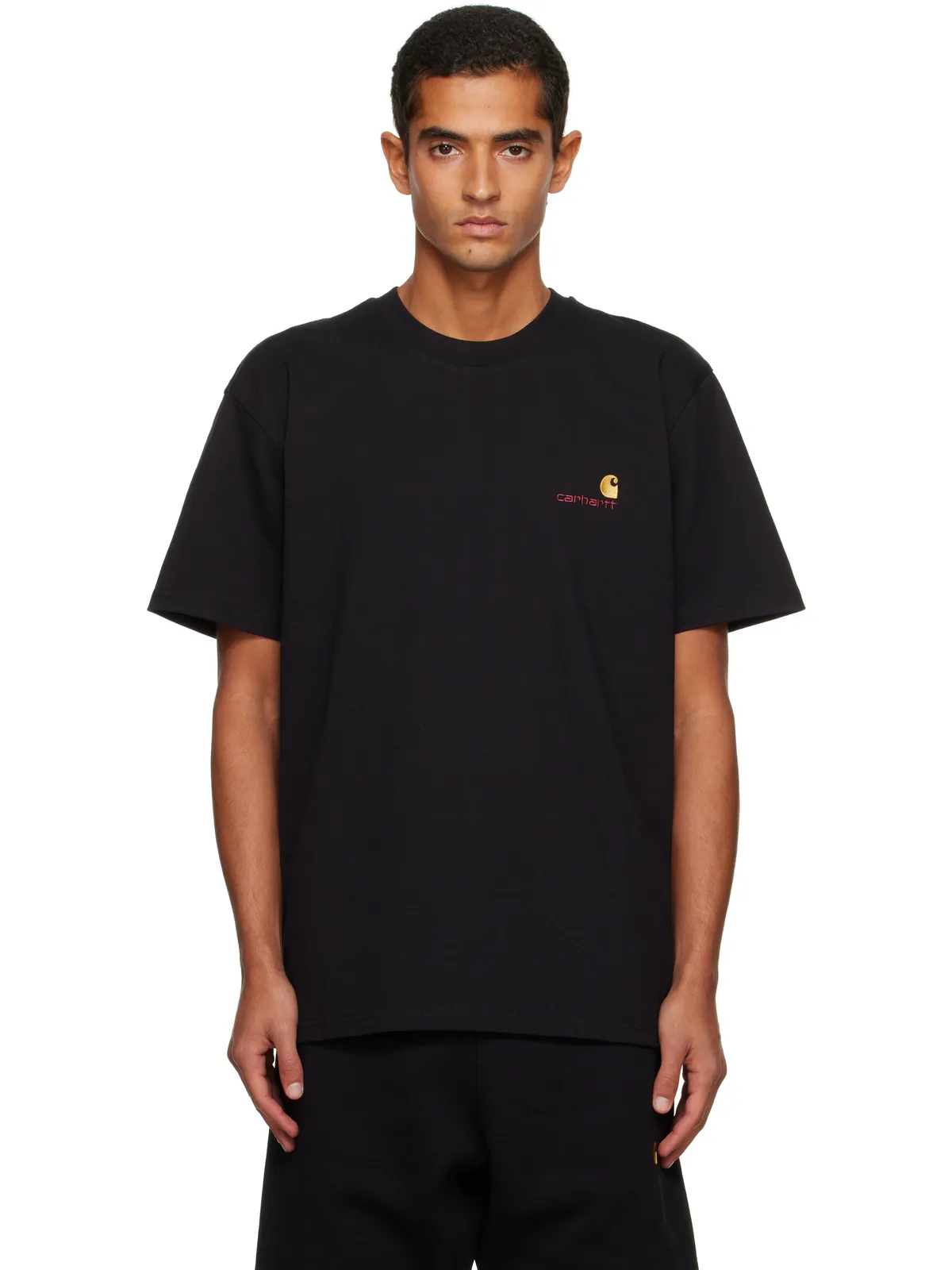 Carhartt Work In Progress American Script Tシャツ - 画像1