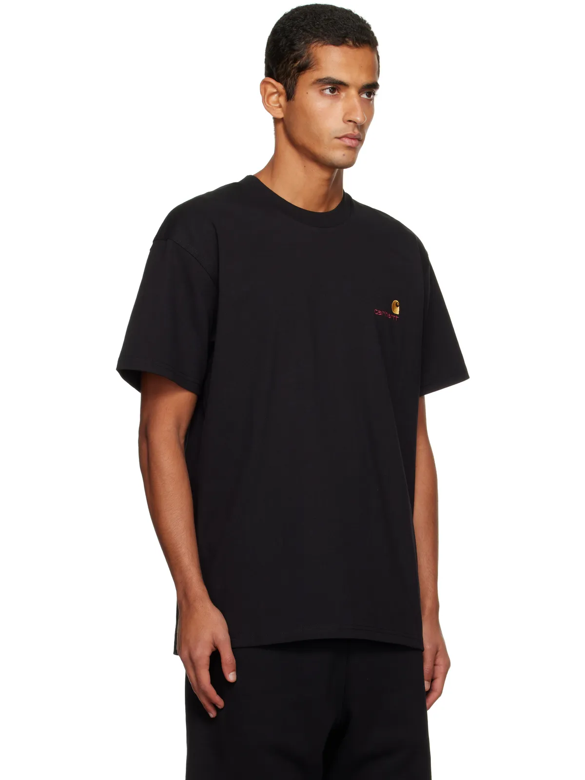 Carhartt Work In Progress American Script Tシャツ - 画像2