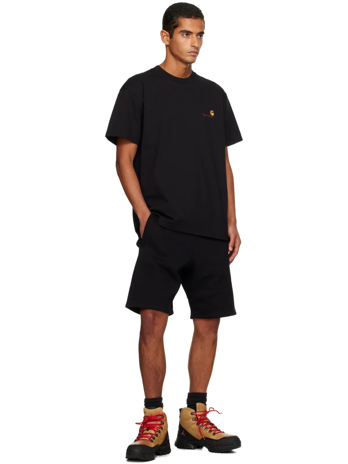 Carhartt Work In Progress American Script Tシャツ - 画像4