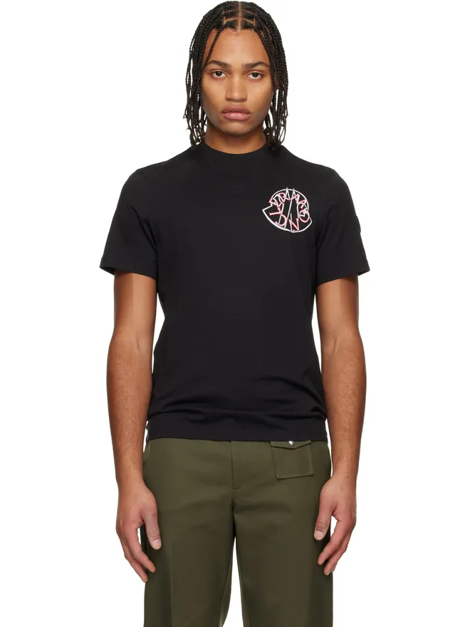 Moncler Moncler Overlapped Logo コットン Tシャツの商品画像