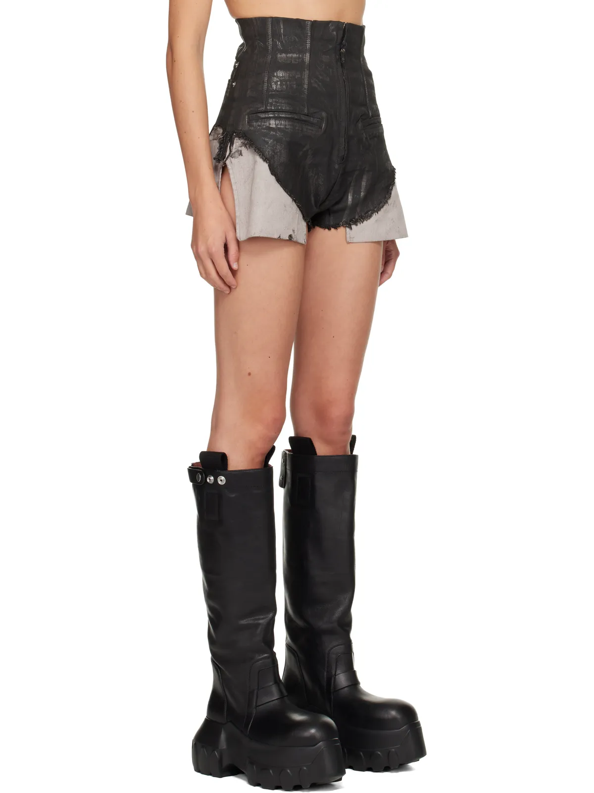 Rick Owens DRKSHDW Concordians Dirt Cutoffs デニムショートパンツ - 画像2