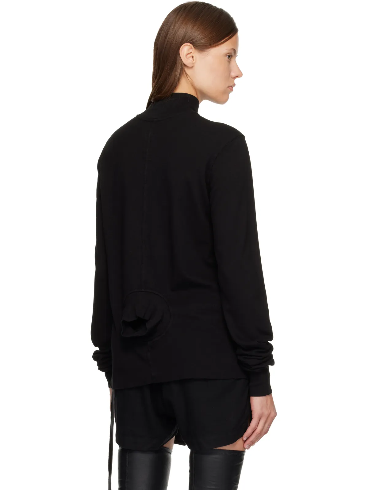 Rick Owens DRKSHDW Concordians Headon Dbl タートルネック - 画像3