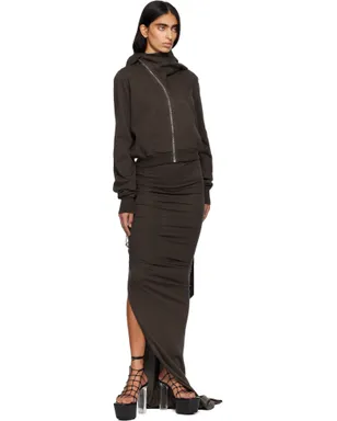 Rick Owens DRKSHDW Concordians Soft Edfu マキシスカート - サムネイル4