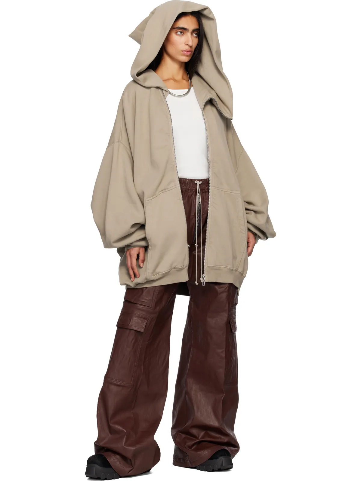 Rick Owens DRKSHDW Concordians Megamountain フーディ - 画像4