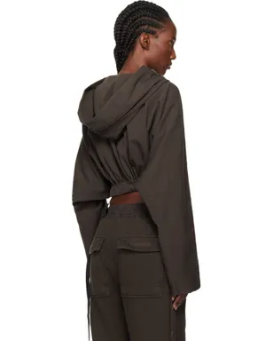 Rick Owens DRKSHDW Concordians クロップド フーディ - サムネイル3