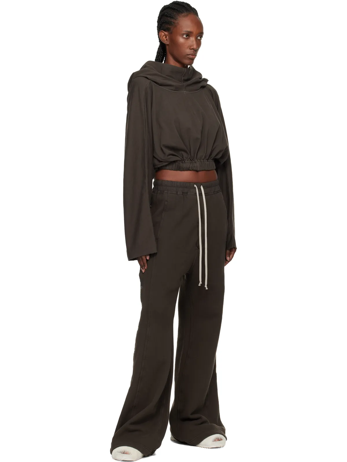 Rick Owens DRKSHDW Concordians クロップド フーディ - 画像4
