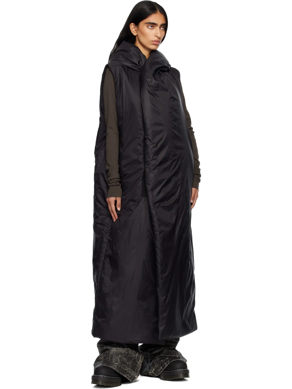 Rick Owens DRKSHDW Concordians Hooded Liner コート - 画像4