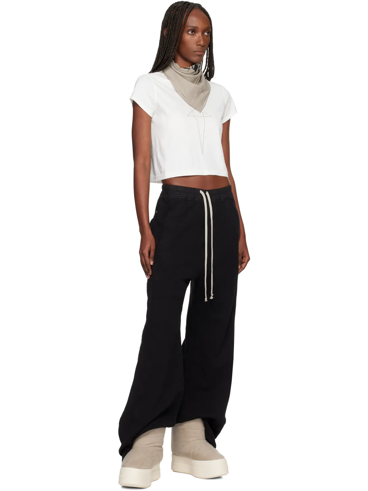 Rick Owens DRKSHDW Concordians コットン バンダナ - 画像2
