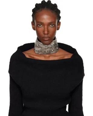 Rick Owens DRKSHDW Concordians Strobe Neck Band チョーカー - サムネイル2
