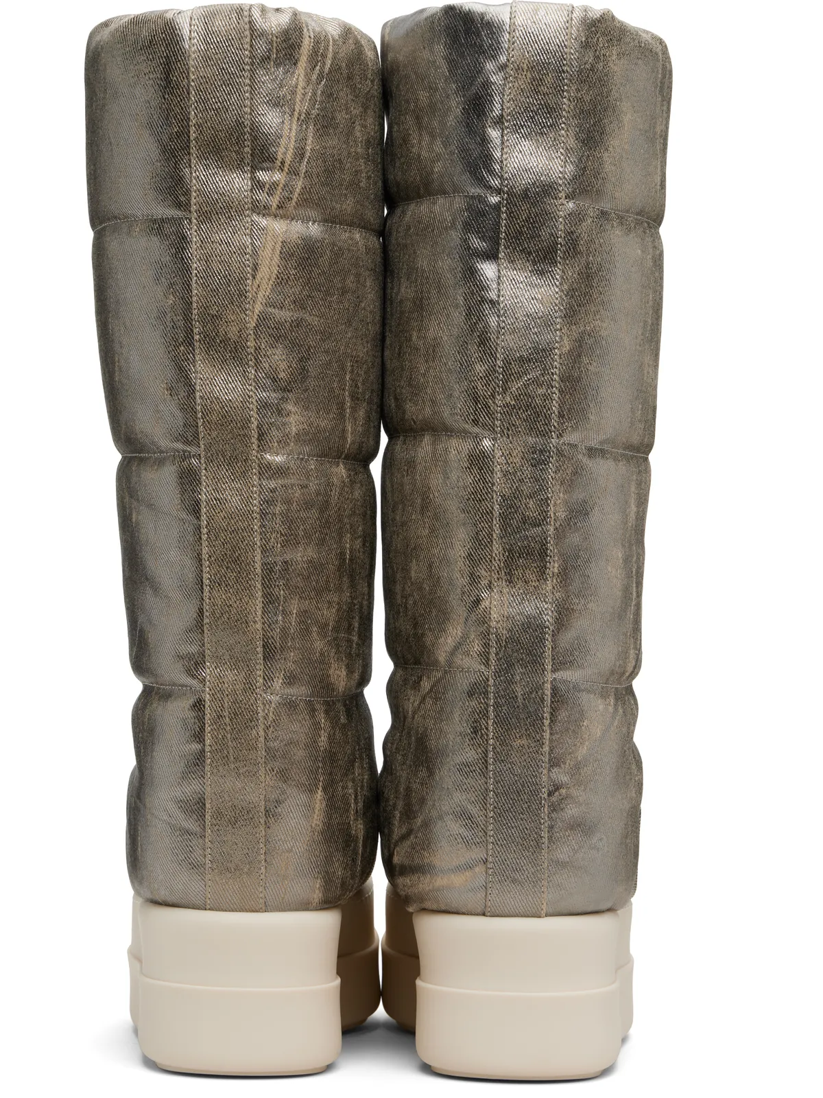 Rick Owens DRKSHDW Concordians Mega Bumper Knee High Lunar ブーツ - 画像2