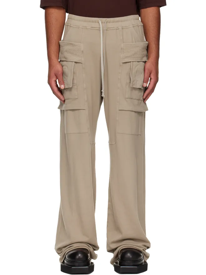 Rick Owens DRKSHDW Rick Owens DRKSHDW トープ Concordians Wide Creatch カーゴパンツの商品画像