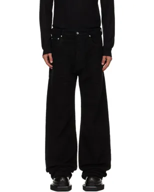 Rick Owens DRKSHDW ブラック Geth ジーンズ - サムネイル1