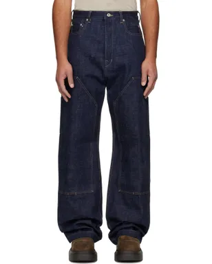Rick Owens DRKSHDW Concordians Strobe ダブルニー ジーンズ - サムネイル1