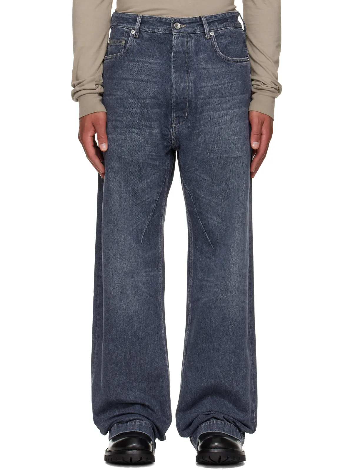 Rick Owens DRKSHDW Concordians Geth ジーンズ - 画像1