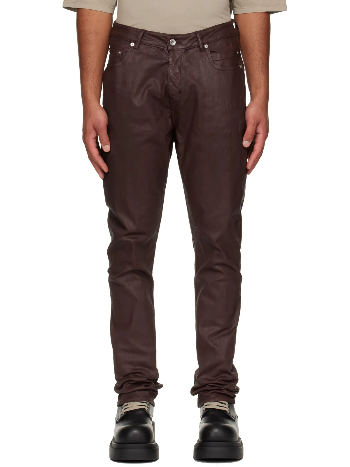 Rick Owens DRKSHDW Concordians Detroit Cut ジーンズ - 画像1
