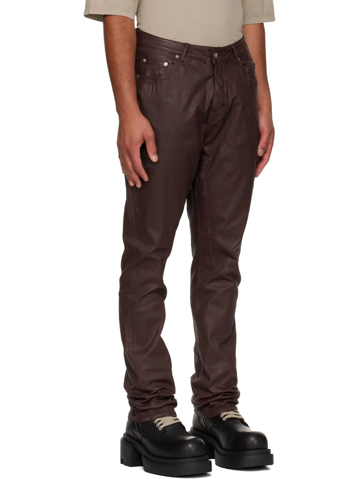 Rick Owens DRKSHDW Concordians Detroit Cut ジーンズ - 画像2