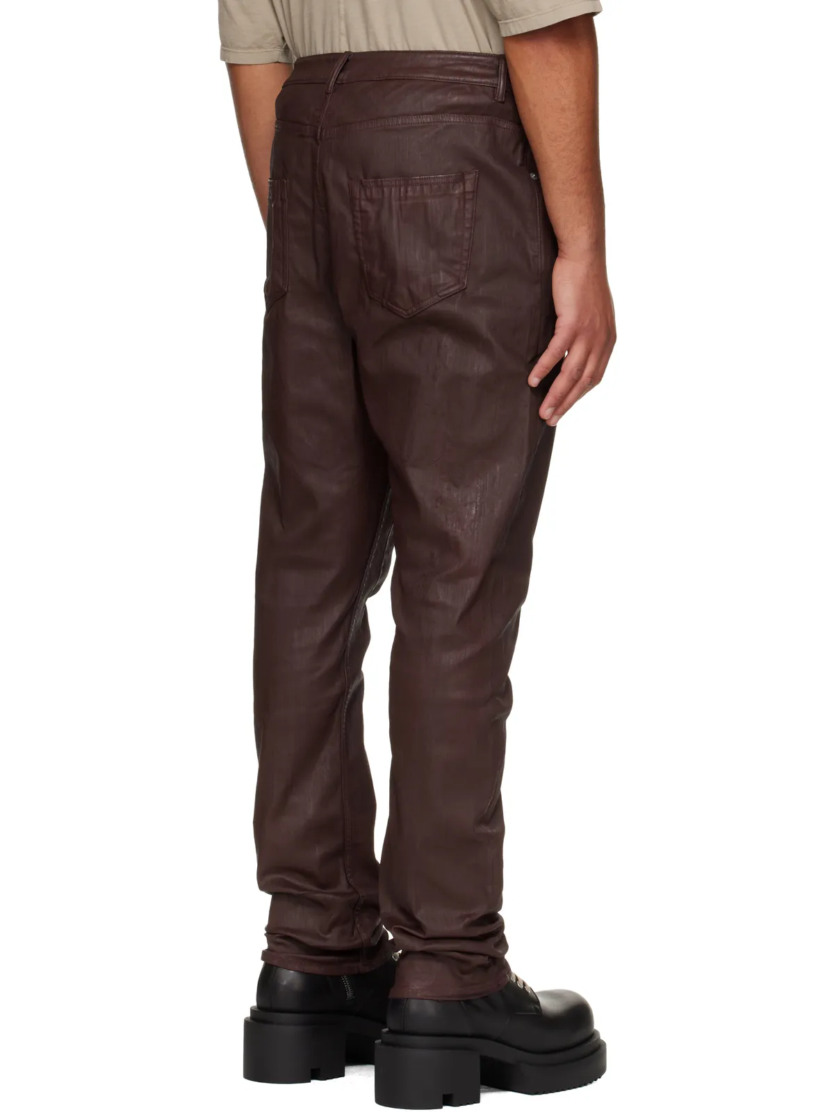 Rick Owens DRKSHDW Concordians Detroit Cut ジーンズ - 画像3