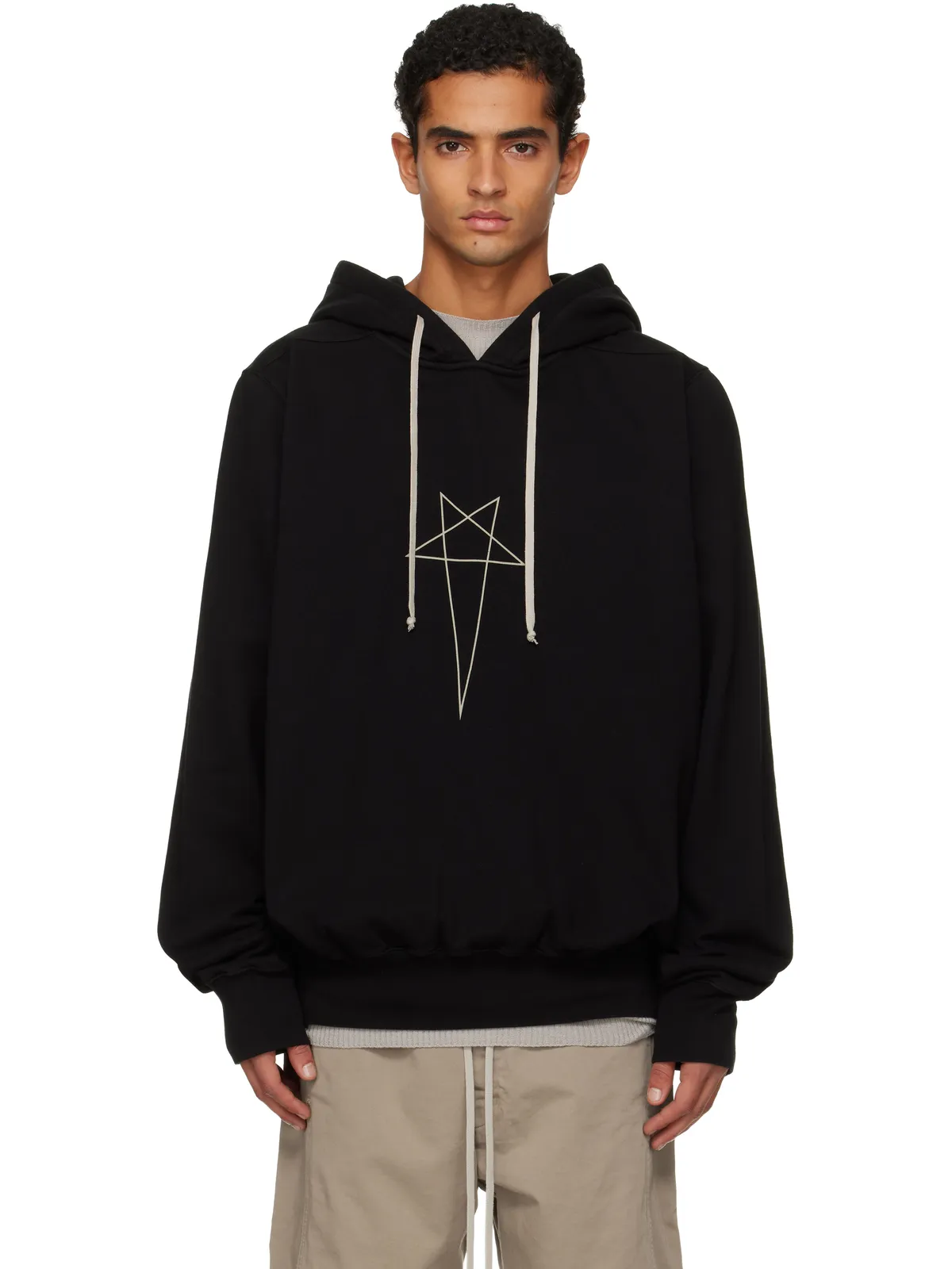 Rick Owens DRKSHDW Penta オーバーサイズ フーディ - 画像1