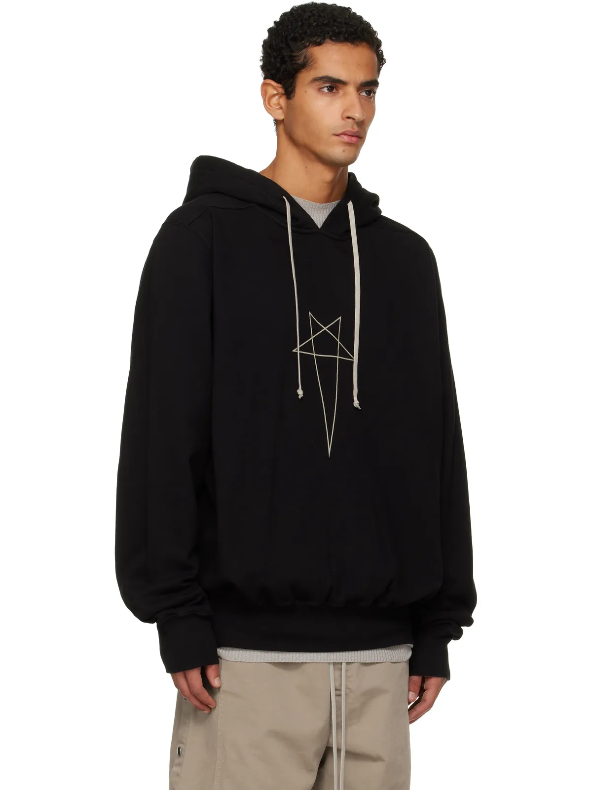 Rick Owens DRKSHDW Penta オーバーサイズ フーディ - 画像2