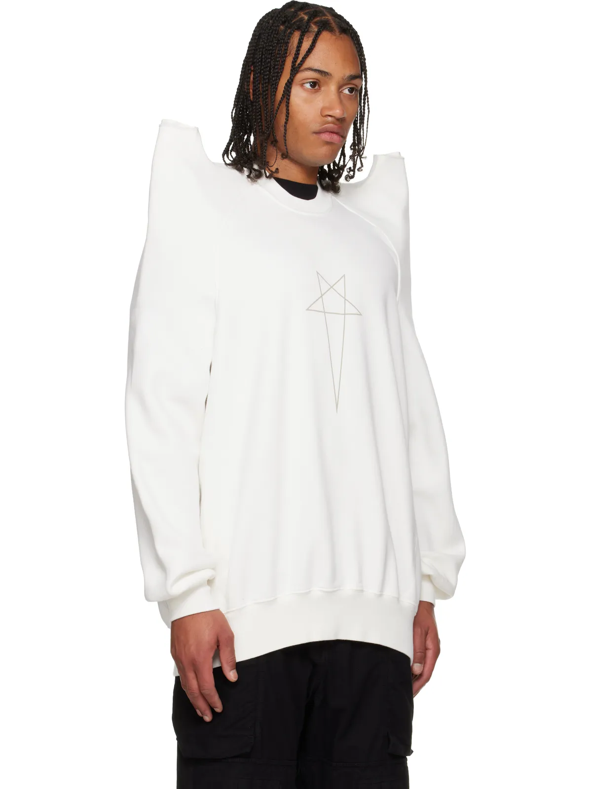 Rick Owens DRKSHDW Concordians Tecsweat スウェットシャツ - 画像2