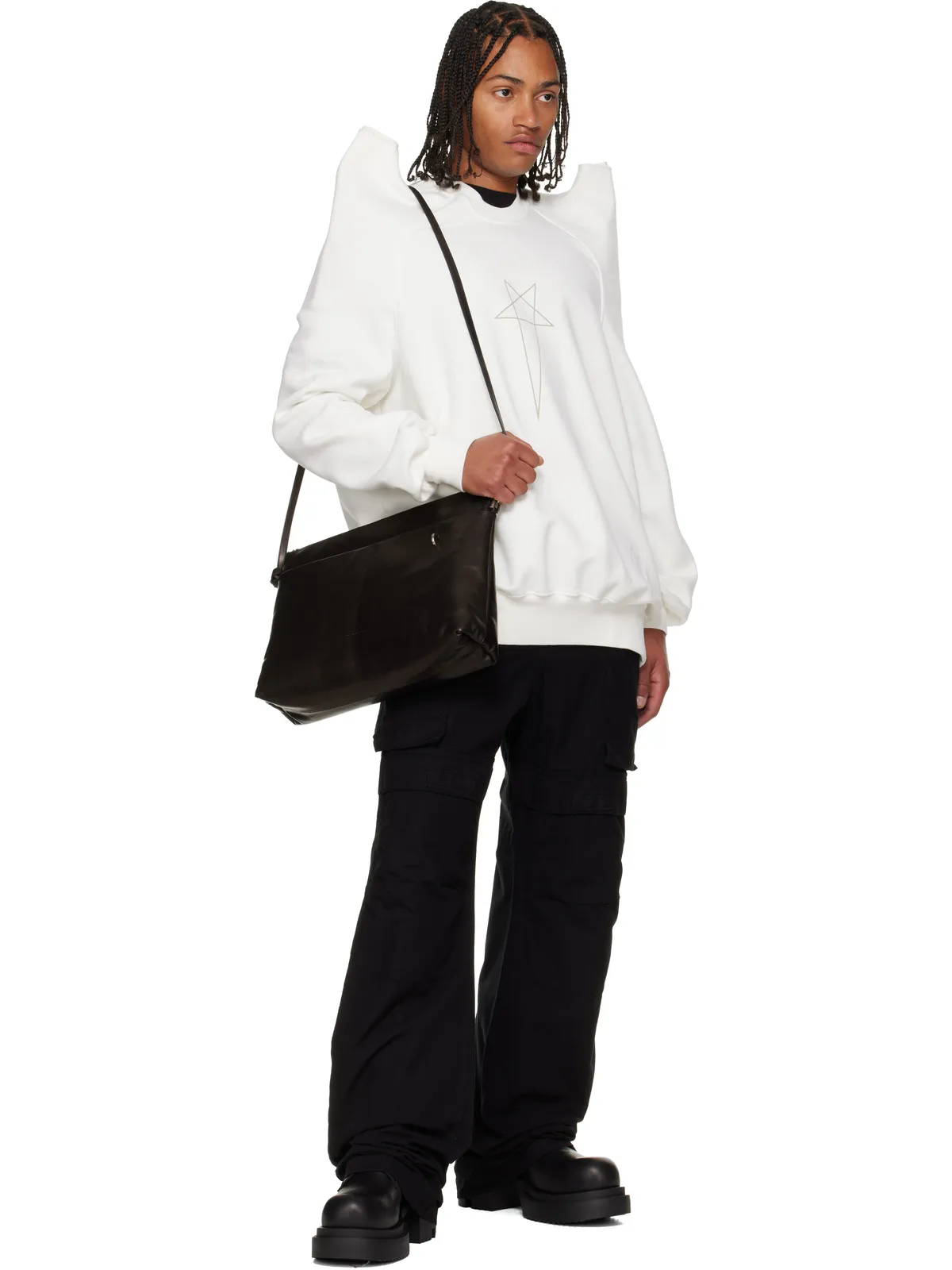 Rick Owens DRKSHDW Concordians Tecsweat スウェットシャツ - 画像4